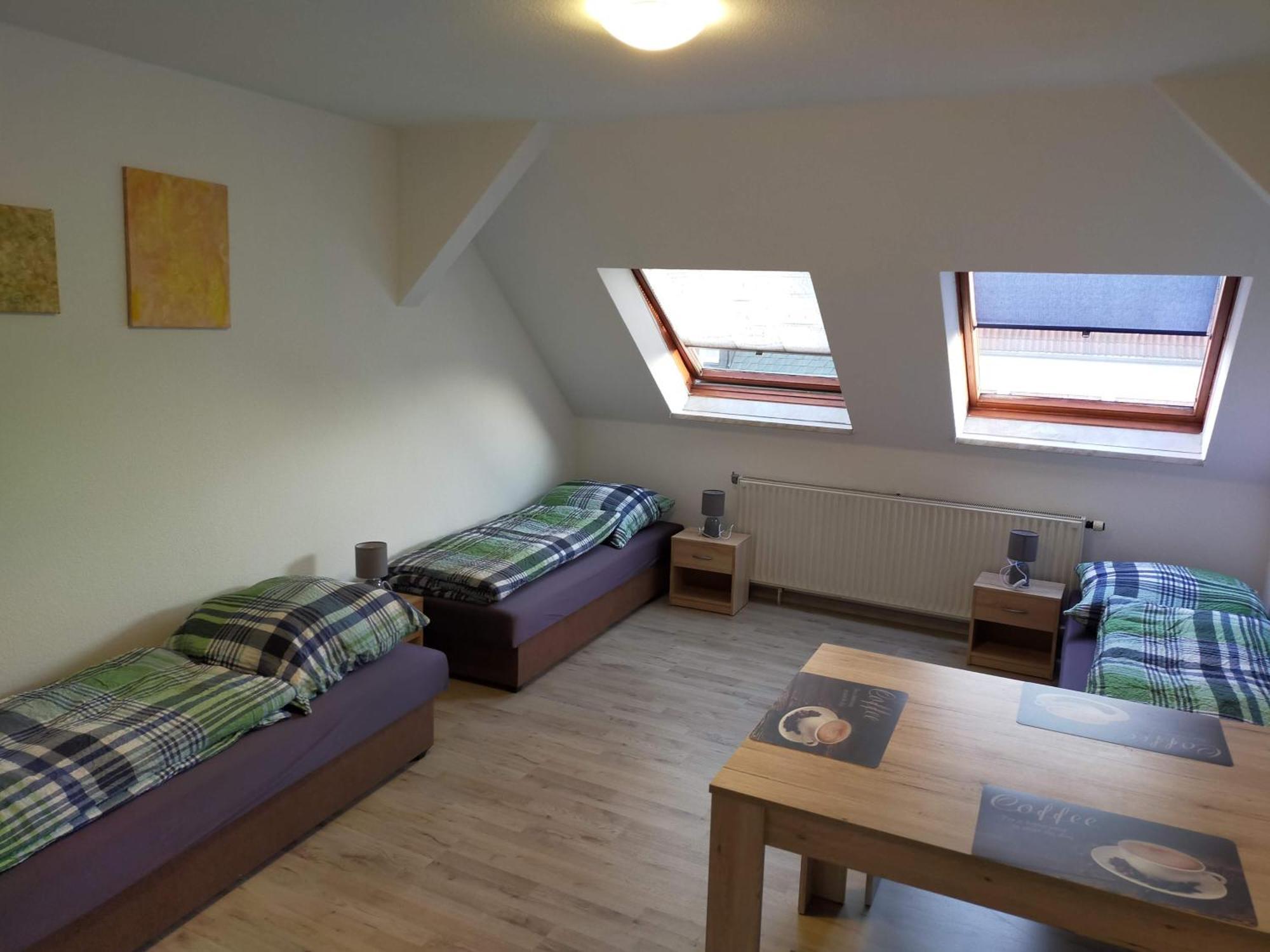 Flex Aparts - Grosse, Moeblierte Wohnung In Zwickau Mit 2 Zimmern Luaran gambar
